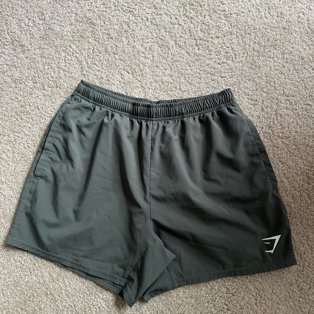 Men's Green Athletic Shorts- Gymshark
